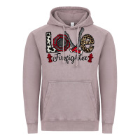 Vintage Zinc love firefighter Vintage Hoodie - CowhideDigitalArt
