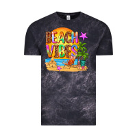 Cloud Black beach vibes Vintage Tee - AdoDesignShop