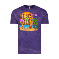 Cloud Purple beach vibes Vintage Tee - AdoDesignShop