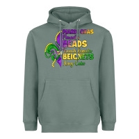 Mardi Gras Parades Beads French Quarter Beignets K Heavyweight Hoodie | Teevron