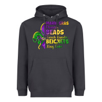 Smoke mardi gras parades beads french quarter beignets k Heavyweight Hoodie - LillyAllenDesigns