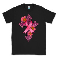 Black breast cancer cross Classic Tee - AdoDesignShop