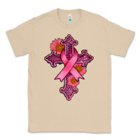 Mushroom breast cancer cross Classic Tee - AdoDesignShop