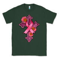 Sports Green breast cancer cross Classic Tee - AdoDesignShop