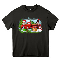 Asphalt Christmas gnomes truck Heavy Core Tee - Zillion Design Studio