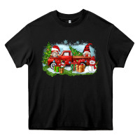 Black Christmas gnomes truck Heavy Core Tee - Zillion Design Studio