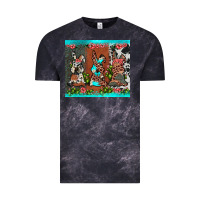 Cloud Black easter bunny's leopard cowhide cactus Vintage Tee - JahusDesignShop