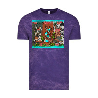 Cloud Purple easter bunny's leopard cowhide cactus Vintage Tee - JahusDesignShop