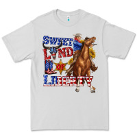 Dove Grey western sweet land of liberty 4th july billie wilder Premium Tee - texasbilliewilder