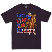 Plum western sweet land of liberty 4th july billie wilder Premium Tee - texasbilliewilder