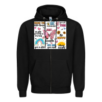 Black positive affirmations Zipper Hoodie - MaliasSmallBusiness