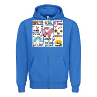True Royal positive affirmations Zipper Hoodie - MaliasSmallBusiness