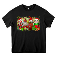 Black Christmas gnome coffee cups Heavy Core Tee - Zillion Design Studio