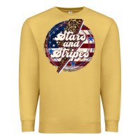 Antique Gold Western Stars and Stripes 4th of July Premium Sweatshirt - LillyAllenDesigns