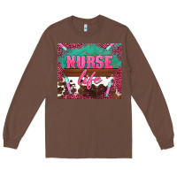 Chestnut western nurse life needle Long Sleeve Tee - BarkalooDesign