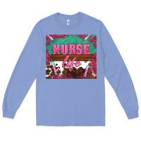 Colony Blue western nurse life needle Long Sleeve Tee - BarkalooDesign