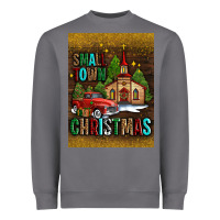 Storm small town christmas church Heavyweight Sweatshirt - AdoDesignShop