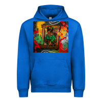 Cobalt juneteenth black woman fashion girl Urban Hoodie - CowGirlArtShop