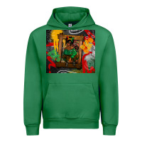 Emerald juneteenth black woman fashion girl Urban Hoodie - CowGirlArtShop