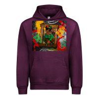 Mauve Wine juneteenth black woman fashion girl Urban Hoodie - CowGirlArtShop
