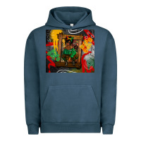 Pigment Midnight Navy juneteenth black woman fashion girl Urban Hoodie - CowGirlArtShop