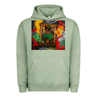 Pigment Oil Green juneteenth black woman fashion girl Urban Hoodie - CowGirlArtShop
