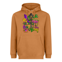 Meerkat new orleans mardi gras Heavyweight Hoodie - LillyAllenDesigns