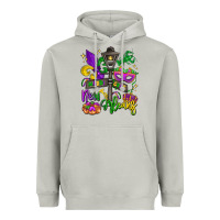 Moon Dust new orleans mardi gras Heavyweight Hoodie - LillyAllenDesigns