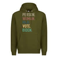 Army Green Person Woman Man Vote Biden Premium Hoodie - Bettercallsaul