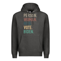Charcoal Heather Person Woman Man Vote Biden Premium Hoodie - Bettercallsaul