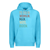 Ocean Blue Person Woman Man Vote Biden Premium Hoodie - Bettercallsaul