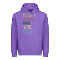 Purple Person Woman Man Vote Biden Premium Hoodie - Bettercallsaul