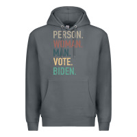 Rock Person Woman Man Vote Biden Premium Hoodie - Bettercallsaul