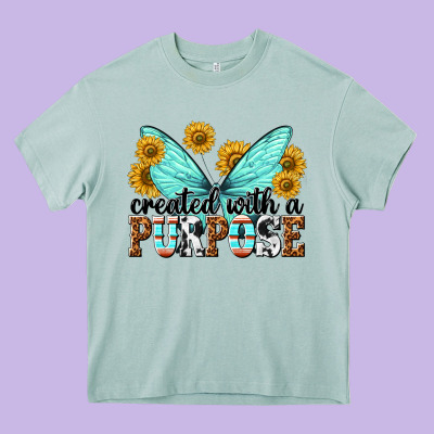 Created With A Purpose Heavy Core Tee Designed By Texasbilliewilder