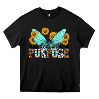 Black created with a purpose Heavy Core Tee - texasbilliewilder