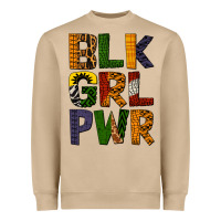 Mushroom black girl power Heavyweight Sweatshirt - BundleAndBundleShop