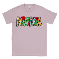 Lilac floral animal print mama Classic Tee - CowhideDigitalArt