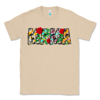Mushroom floral animal print mama Classic Tee - CowhideDigitalArt