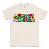 Natural floral animal print mama Classic Tee - CowhideDigitalArt