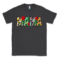 Smoke floral animal print mama Classic Tee - CowhideDigitalArt