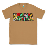 Toasted Coconut floral animal print mama Classic Tee - CowhideDigitalArt