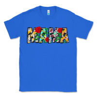 True Royal floral animal print mama Classic Tee - CowhideDigitalArt