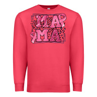 Breast Cancer Awareness Mama Premium Sweatshirt | Teevron