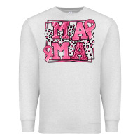 Oatmeal Heather Breast Cancer Awareness mama Premium Sweatshirt - LillyAllenDesigns