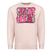 Pale Pink Breast Cancer Awareness mama Premium Sweatshirt - LillyAllenDesigns