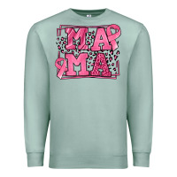Seafoam Breast Cancer Awareness mama Premium Sweatshirt - LillyAllenDesigns