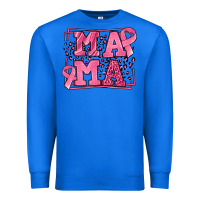 True Royal Breast Cancer Awareness mama Premium Sweatshirt - LillyAllenDesigns