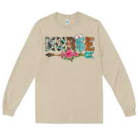 Mushroom western nurse arrow floral Long Sleeve Tee - BarkalooDesign