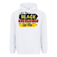 White it's the black excellence for me Heavyweight Hoodie - LillyAllenDesigns