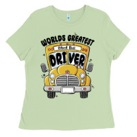 Matcha worlds greatest school bus driver Ladies Tee - MaliasSmallBusiness